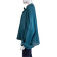 Mes Demoiselles Teal 100% Cotton Nua Oversized Top Size O/S