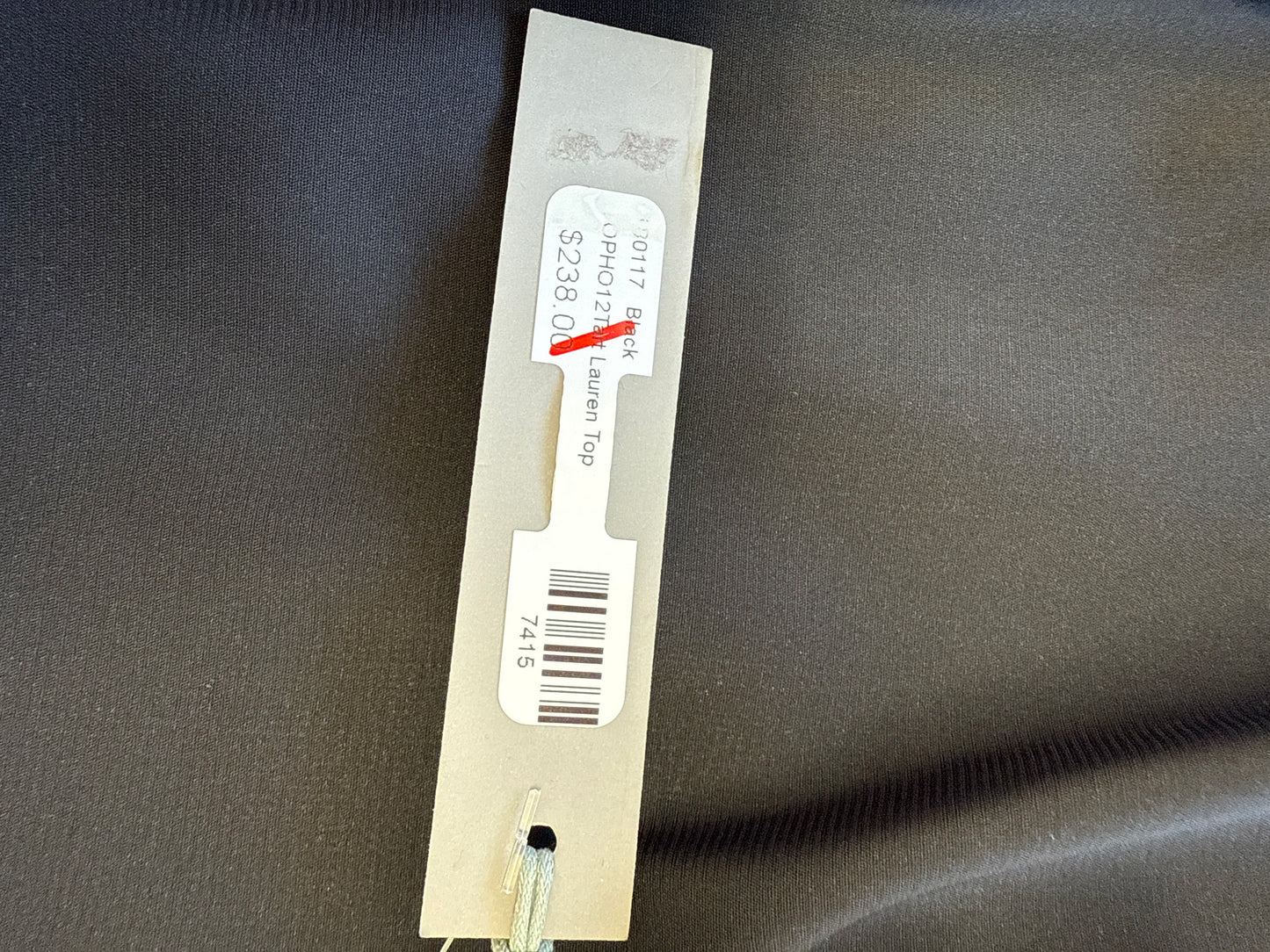 tart NWT Black Lace Lauren Velvet Blouse Size S