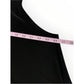 Sympli Black Sleeveless Cowl Neck Split Back Swing Tank Size 14