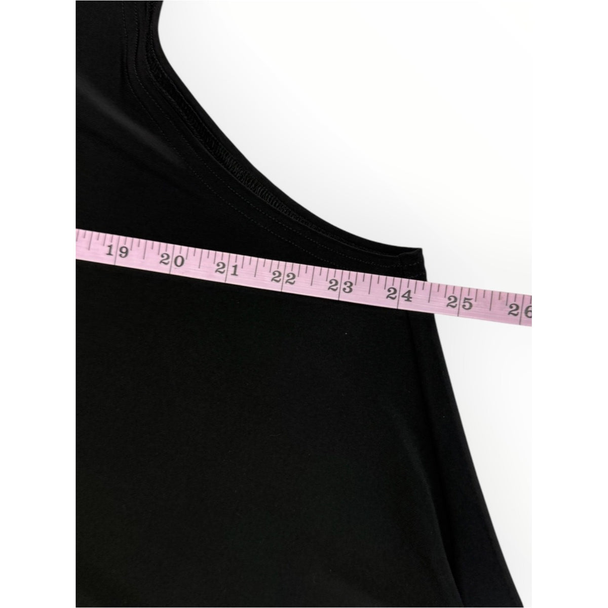 Sympli Black Sleeveless Cowl Neck Split Back Swing Tank Size 14