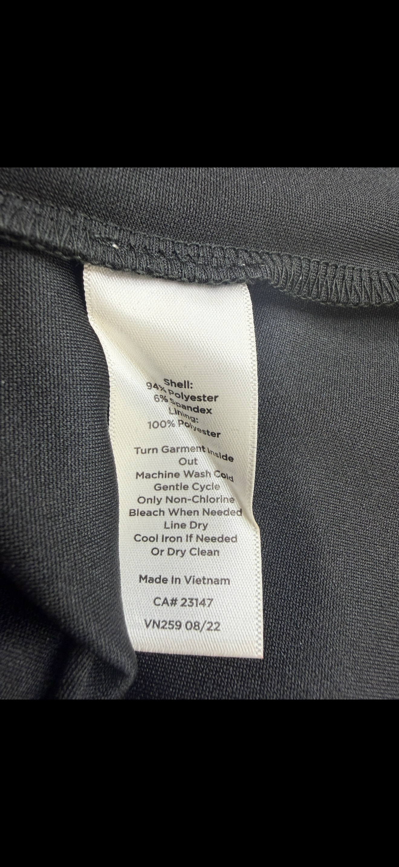 Talbots Black Cocktail Midi Dress Size 6