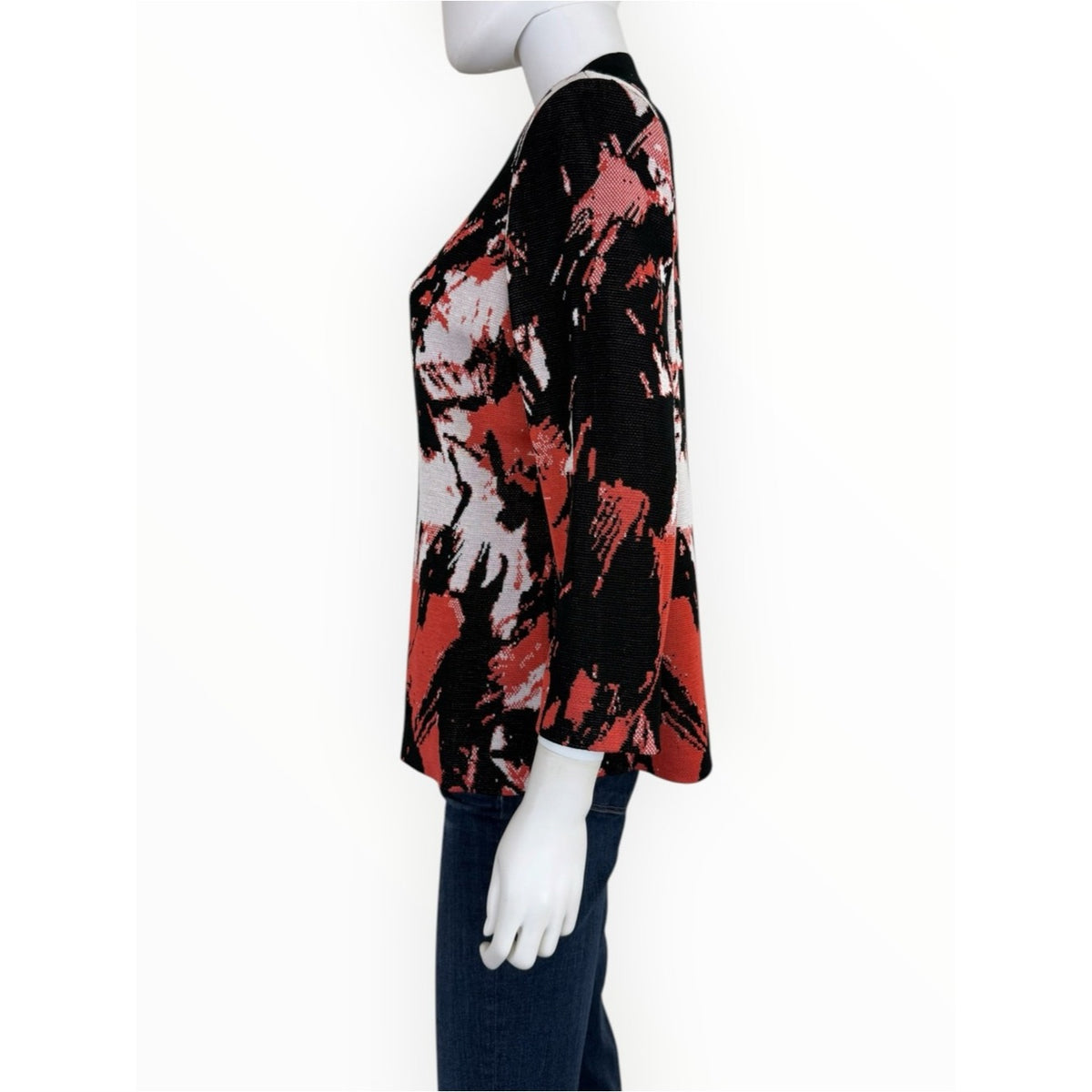 MING WANG Abstract Sweater Set Size S