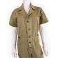PISTOLA Tan 100% Cotton Grover Field Utility Jumpsuit Size S