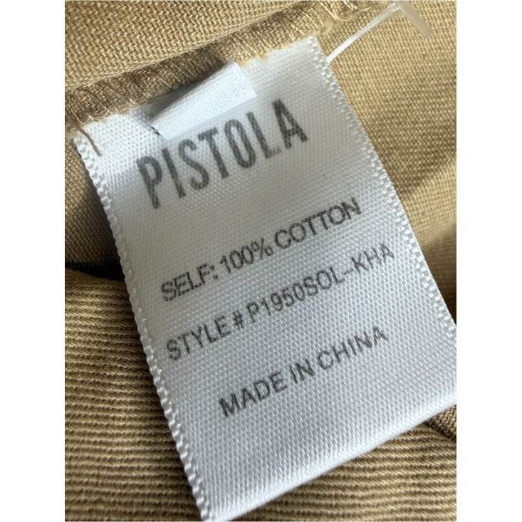 PISTOLA Tan 100% Cotton Grover Field Utility Jumpsuit Size S