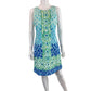 Lilly Pulitzer Blue Perla Scale Back Print Shift Dress Size M
