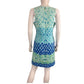 Lilly Pulitzer Blue Perla Scale Back Print Shift Dress Size M