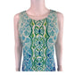 Lilly Pulitzer Blue Perla Scale Back Print Shift Dress Size M