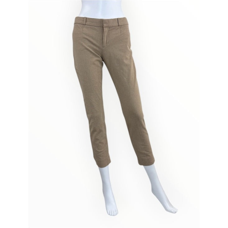 Banana Republic Brown Sloan Fit Ankle Pants Size 0