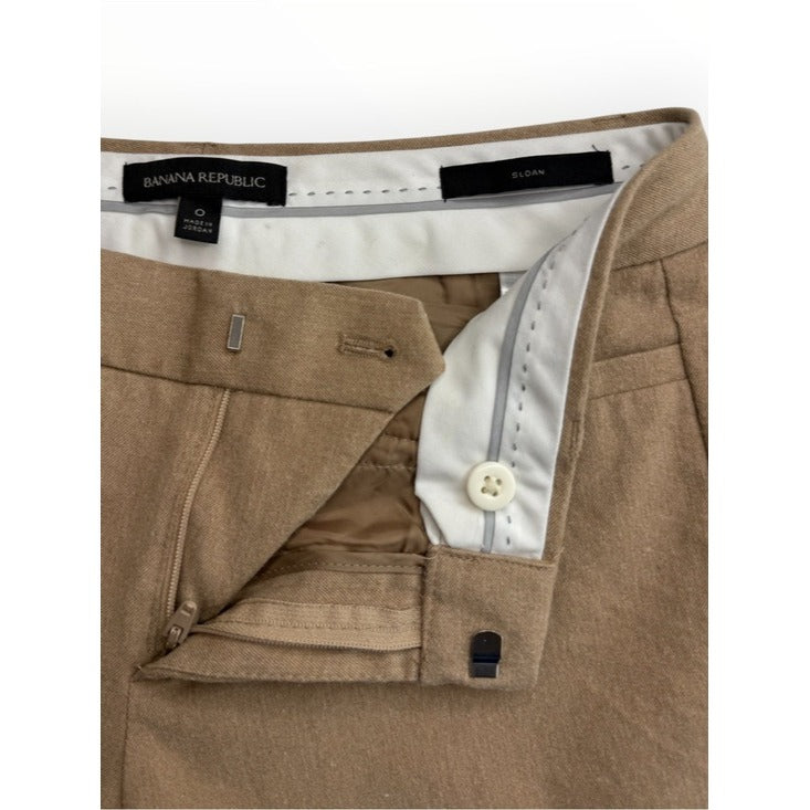 Banana Republic Brown Sloan Fit Ankle Pants Size 0