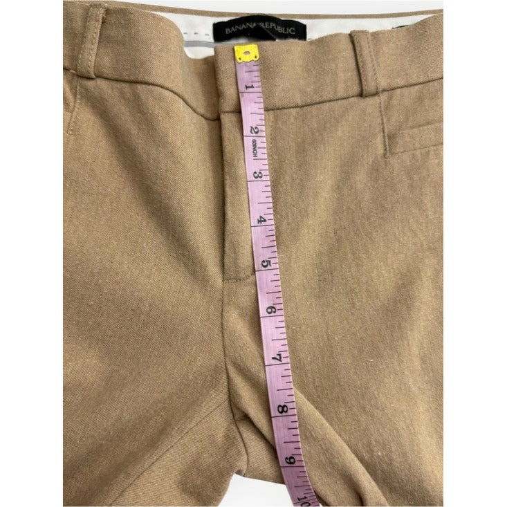Banana Republic Brown Sloan Fit Ankle Pants Size 0
