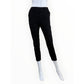Frank & Eileen Black Pull-on Cropped Stretch Pants Size M