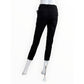 Frank & Eileen Black Pull-on Cropped Stretch Pants Size M