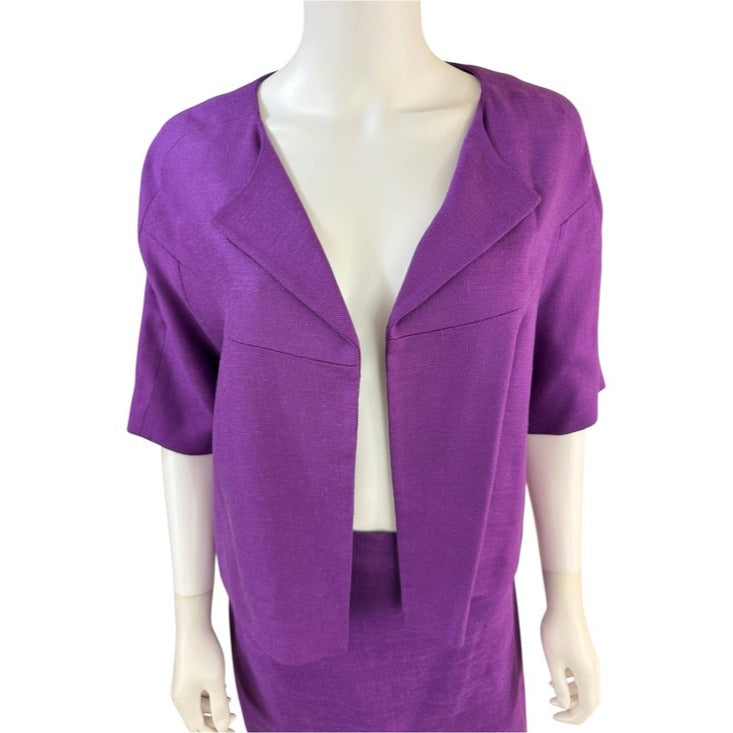 Kate Spade Purple Micah Skirt Suiting Set Size