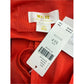 Maeve NWT Red Satin Open Back Midi Wrap Dress Size XSP