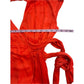 Maeve NWT Red Satin Open Back Midi Wrap Dress Size XSP
