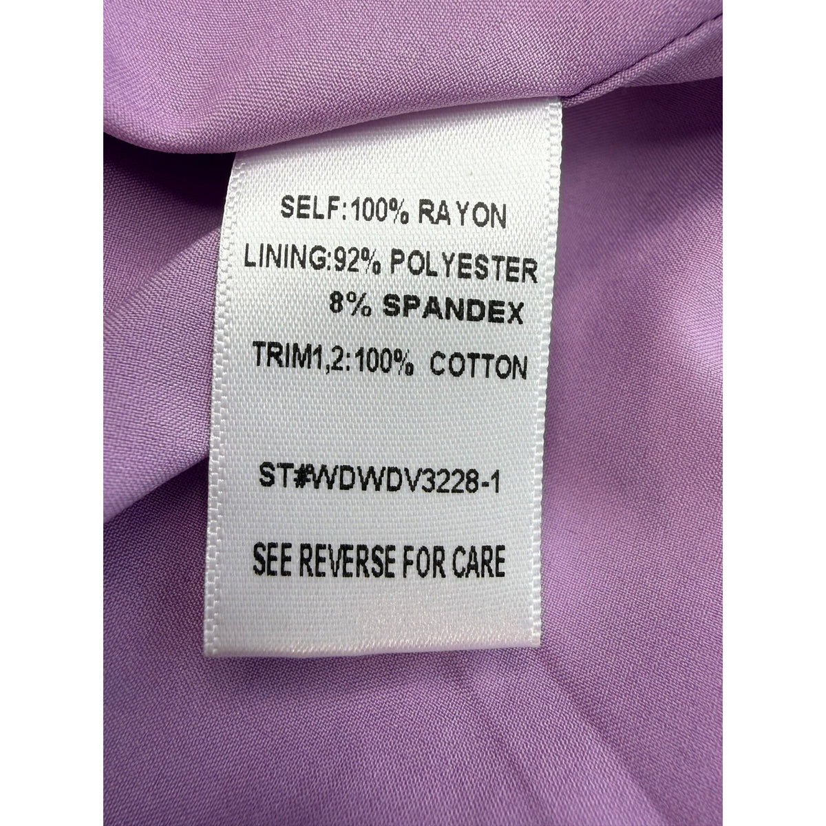 Lost + Wander Purple Floral Smocked Long Sleeve Dress With Lace Trim Size Small