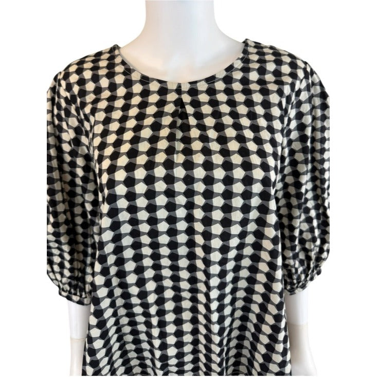 BRYN Walker Lucinda 100% Organic Cotton Blouse Size S