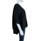 BRYN Walker Black 100% Linen Top Size XL