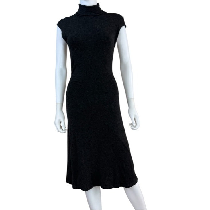 Diane von Furstenberg Gray Knit Midi Dress Size 8