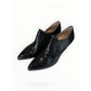INEZ NWOT Black Marisol 70 Croco Embossed Leather Bootie Size 7.5