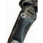 INEZ NWOT Black Marisol 70 Croco Embossed Leather Bootie Size 7.5