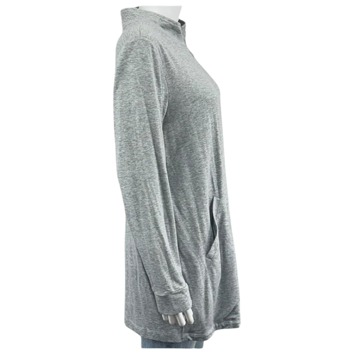 EILEEN FISHER Gray Knit Casual Jacket Size M