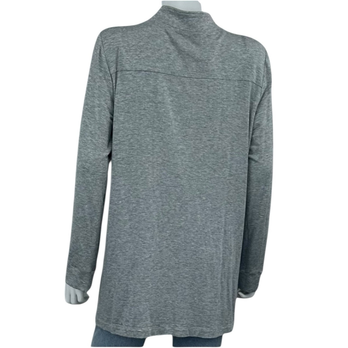 EILEEN FISHER Gray Knit Casual Jacket Size M