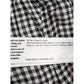 Eileen Fisher NWT Black Gingham Check Organic Cotton Pants Size M
