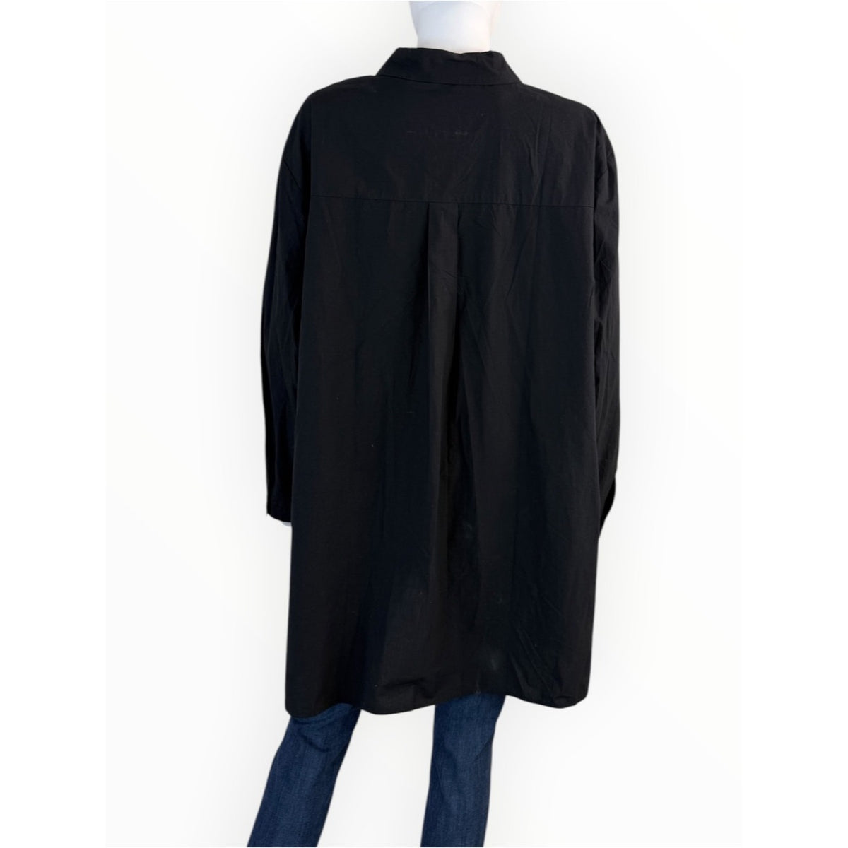 Eileen Fisher NWT Organic Cotton button-up shirt blouse Size 3X