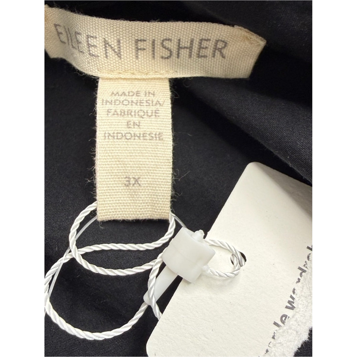 Eileen Fisher NWT Organic Cotton button-up shirt blouse Size 3X