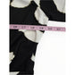 DKNY NWT Black Floral Side-Twist Short-Sleeve Midi Dress Size 12