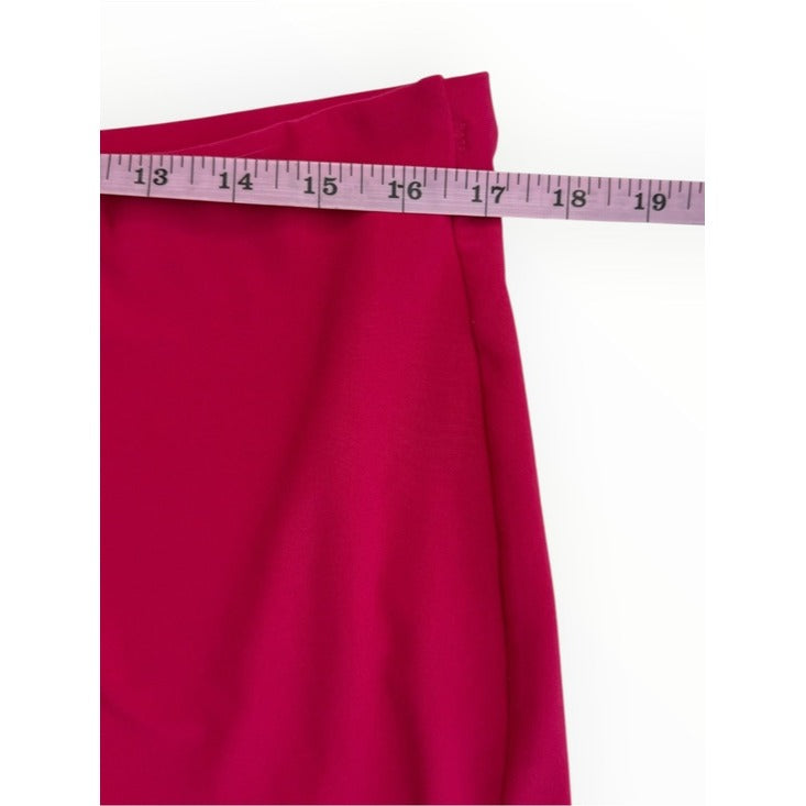 Sympli Pink Asymmetric Wrap-style Overlay Layer Pants Size 14