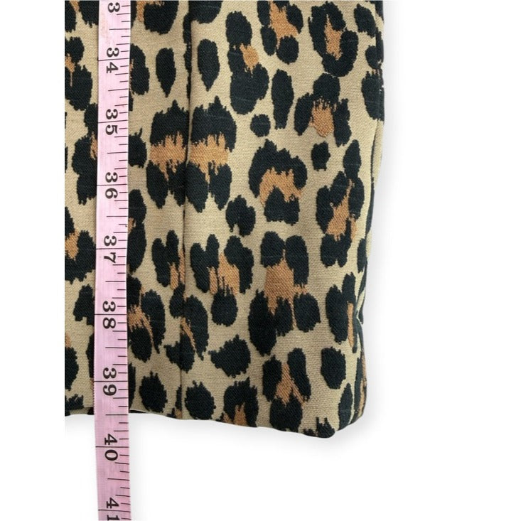 SPANX NWT Brown Leopard Print Strapless Robe Midi Bustier Dress Size XS