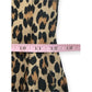 SPANX NWT Brown Leopard Print Strapless Robe Midi Bustier Dress Size XS