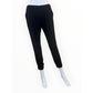 MILLY Black 100% Silk Cropped Joggers Size S