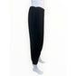 MILLY Black 100% Silk Cropped Joggers Size S
