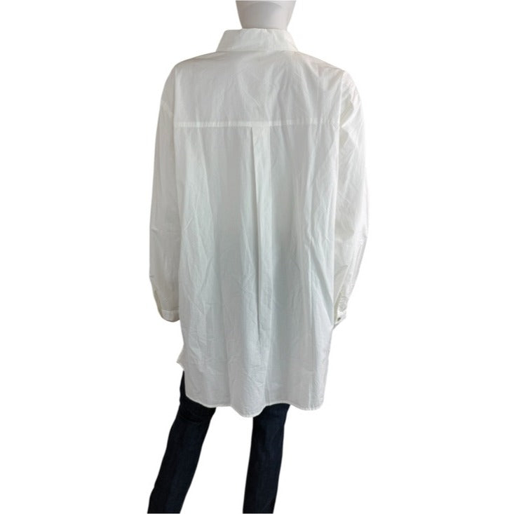 Eileen Fisher NWT White Classic Shirt Size 1X