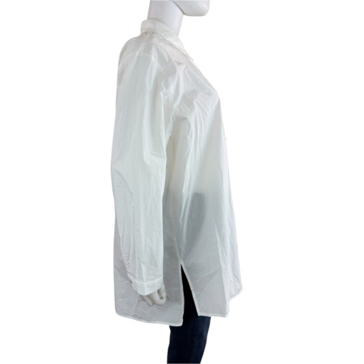 Eileen Fisher NWT White Classic Shirt Size 1X