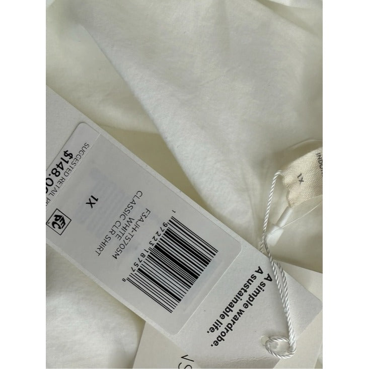 Eileen Fisher NWT White Classic Shirt Size 1X
