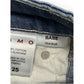 AMO Blue "Babe" High-Rise Slim Straight / Crop Jeans Size 25