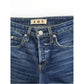 AMO Blue "Babe" High-Rise Slim Straight / Crop Jeans Size 25