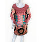 Voom by Joy Han 100% Silk Print Mini Dress Size S
