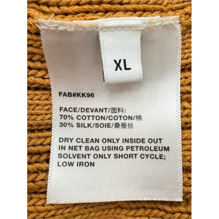 Lafayette 148 New York Yellow Honeycomb Halter Size XL