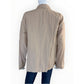 Eileen Fisher NWT Tan Organic Cotton Blend Oversized Blazer Jacket Size M