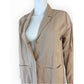 Eileen Fisher NWT Tan Organic Cotton Blend Oversized Blazer Jacket Size M