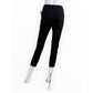 Frank & Eileen Black Pull-on Cropped Stretch Pants Size M