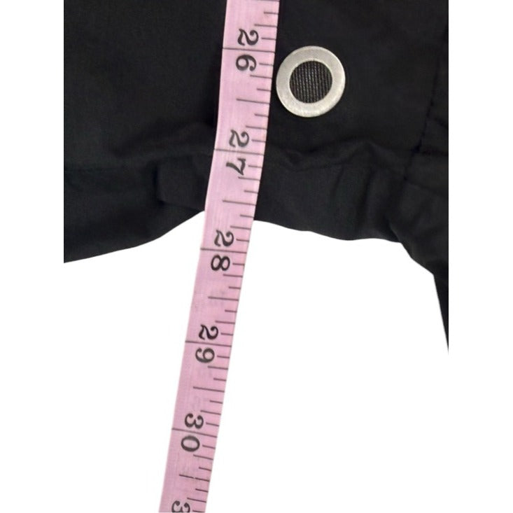 Eileen Fisher Black Hooded Raincoat Size 3X