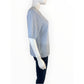 Banana Republic NWT Blue 100% Cashmere Short-Sleeve Sweater Size XL