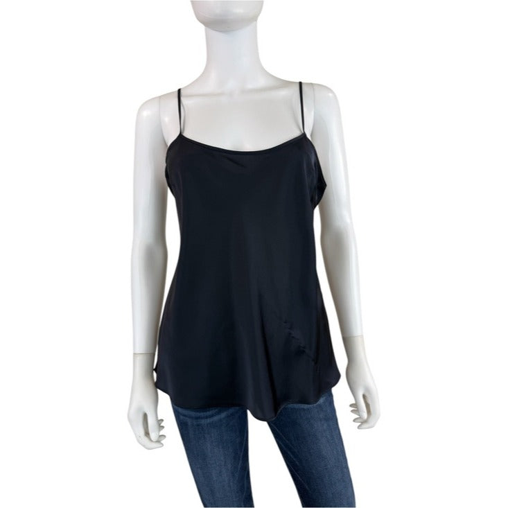 ELIE TAHARI NWT Navy Blue Embroidered Kay Blouse Size M