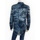 Pilcro and the Letterpress Blue Cate Classic Tie-Dye Button-down Size S